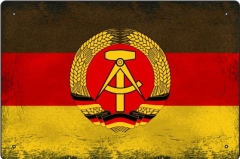 Blechschild - DDR-Fahne - BS299 (249)