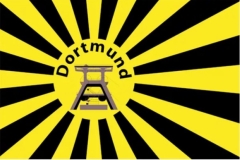 Fahne - Dortmund - Förderturm (117)