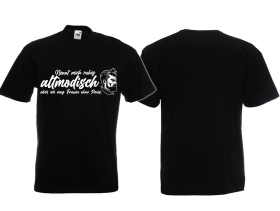 Nennt mich ruhig altmodisch - aber ich mag Frauen ohne Penis - T-Shirt - schwarz Nennt mich ruhig altmodisch - aber ich mag Frauen ohne Penis - T-Shirt - schwarz