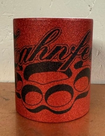 Glitzer Tasse - rot - Zahnfee Glitzer Tasse - rot - Zahnfee