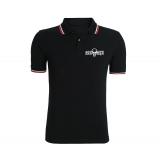 ACAB - Männer Polo Shirt - Skull - schwarz-rot-weiß