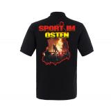 Ostdeutschland - Männer Polo Shirt - Sport im Osten - schwarz