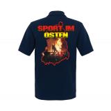 Ostdeutschland - Männer Polo Shirt - Sport im Osten - navy