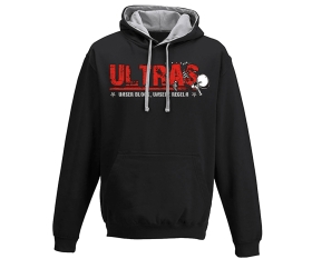 Ultras - Unser Block unsere Regeln - Männer Kapuzenpullover - 2tone schwarz-grau