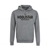 Hoolistar Streetwear - Männer Kapuzenpullover - grau meliert