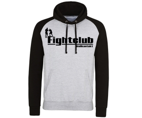 Fight Club - Vollkontakt - Männer Kapuzenpullover - 2tone - schwarz/grau