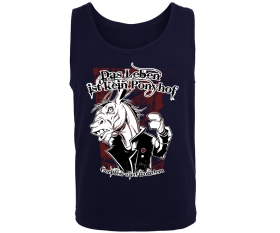 Das Leben ist kein Ponyhof - Männer Muskelshirt - navy