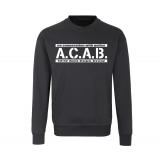 ACAB - No cooperation with Police - Männer Pullover - grau