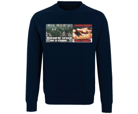 Uns stoppen - Männer Pullover - navy