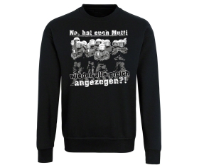 Hat Euch Mutti wieder alle gleich angezogen? - Männer Pullover - schwarz