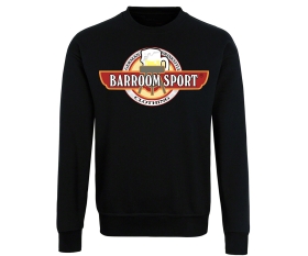 Barroom Sport - Männer Pullover - Drinkstyle Clothing Logo - schwarz