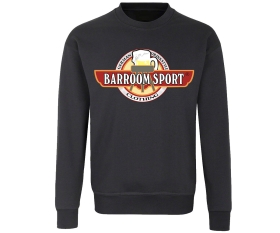 Barroom Sport - Männer Pullover - Drinkstyle Clothing Logo - grau