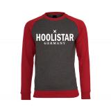 X Hoolistar - Männer Pullover - grau-rot