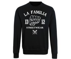 La Familia - Männer Pullover - 1312 Streetw|e|ar - schwarz