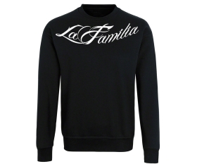 La Familia - Männer Pullover - Bogen - schwarz