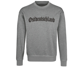 Ostdeutschland - Logo - Männer Pullover - grau-meliert