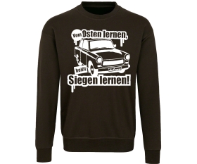 Vom Osten lernen - heißt siegen lernen - Männer Pullover - braun