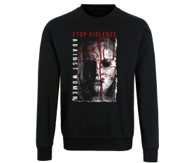 Stop Violence against Women - Männer Pullover - schwarz