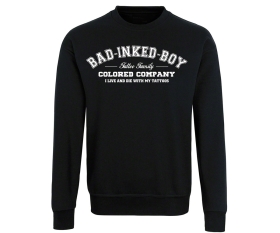 Bad inked Boy - Tattoo Family - Männer Pullover - schwarz