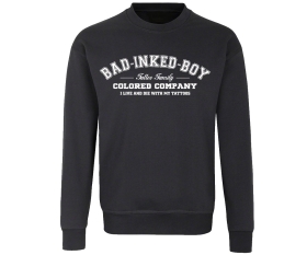 Bad inked Boy - Tattoo Family - Männer Pullover - grau