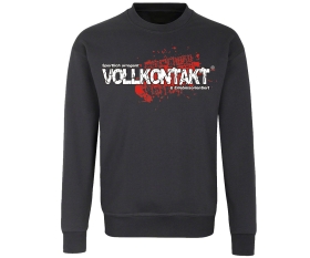 Vollkontakt - Logo - Männer Pullover - grau