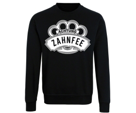 Achtung Zahnfee - Männer Pullover - schwarz