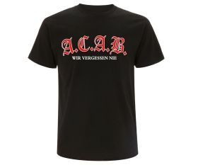 ACAB Wir vergessen nie - Männer T-Shirt - schwarz