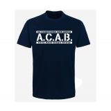ACAB No Cooperation with Police - Männer T-Shirt - navy