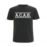 ACAB No Cooperation with Police - Männer T-Shirt - grau