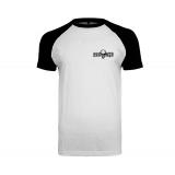 ACAB Skull - Männer Raglan T-Shirt - weiß/schwarz