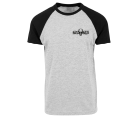 ACAB Skull - Männer Raglan T-Shirt - grau/schwarz