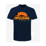 Copacabana - Männer T-Shirt - No go Area for Dogs and Cops - navy