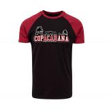 Copacabana - Männer Raglan T-Shirt - rot/schwarz