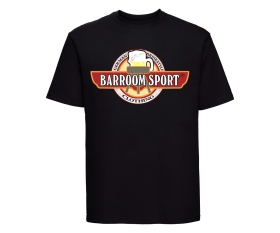 Barroom Sport Drinkstyle Clothing Logo - Männer T-Shirt - schwarz