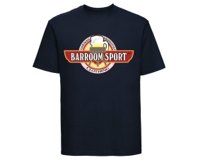 Barroom Sport Drinkstyle Clothing Logo - Männer T-Shirt - navy