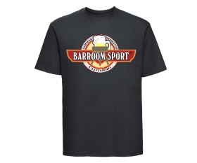 Barroom Sport Drinkstyle Clothing Logo - Männer T-Shirt - grau