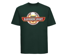 Barroom Sport Drinkstyle Clothing Logo - Männer T-Shirt - oliv