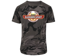 Barroom Sport Drinkstyle Clothing Logo - Männer T-Shirt - darkcamo