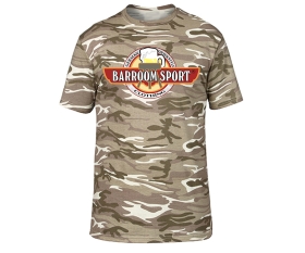 Barroom Sport Drinkstyle Clothing Logo - Männer T-Shirt - operation camo