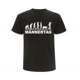 Männertag Evolution - Männer T-Shirt - schwarz