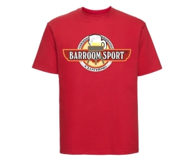 Barroom Sport Drinkstyle Clothing Logo - Männer T-Shirt - rot