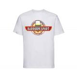 Barroom Sport Drinkstyle Clothing Logo - Männer T-Shirt - weiß