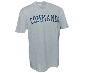 Commando - T-Shirt - APP - grau-meliert