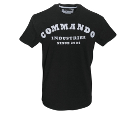 Commando - T-Shirt - Vintage 2001 - schwarz