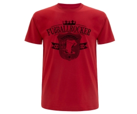 Bier und Gesang - Fußballrocker - Männer T-Shirt - rot