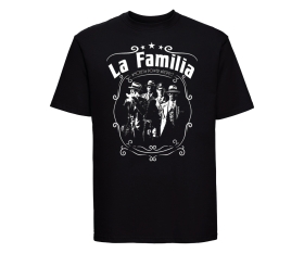 La Familia - -Männer T-Shirt - Money Power Respect - schwarz