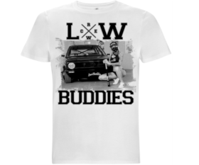 Low Buddies - Männer T-Shirt - LxW Buddies - weiß