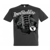 Low Buddies - Männer T-Shirt - Crewlove static - grau
