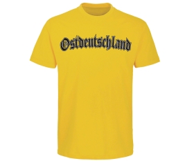 Ostdeutschland Logo - Männer T-Shirt - gelb