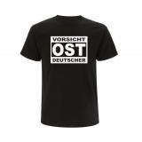 Vorsicht Ostdeutscher - Männer T-Shirt - schwarz